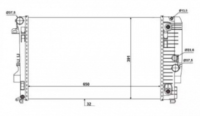 WILMINK GROUP wg1723391 -  Радиатор, охлаждение двигателя